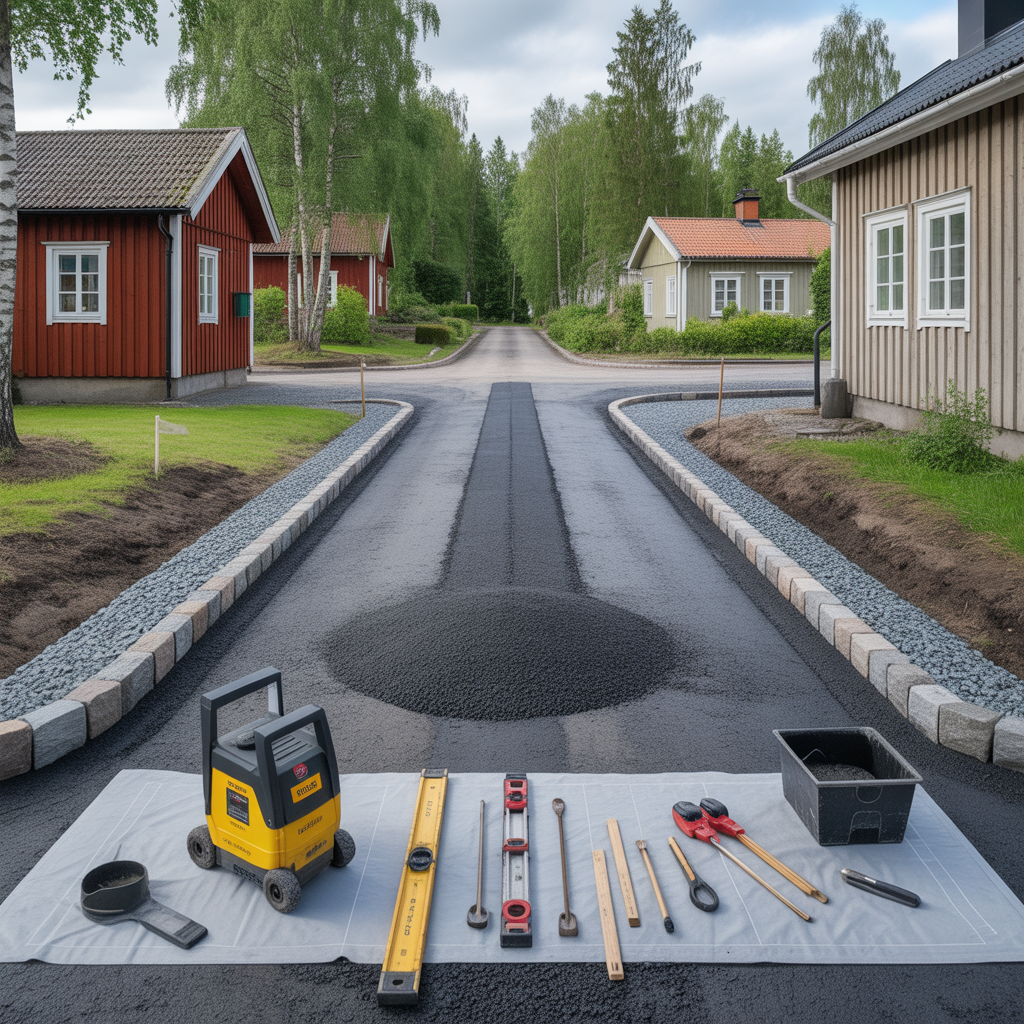 underlag och barighet infor asfaltering checklista