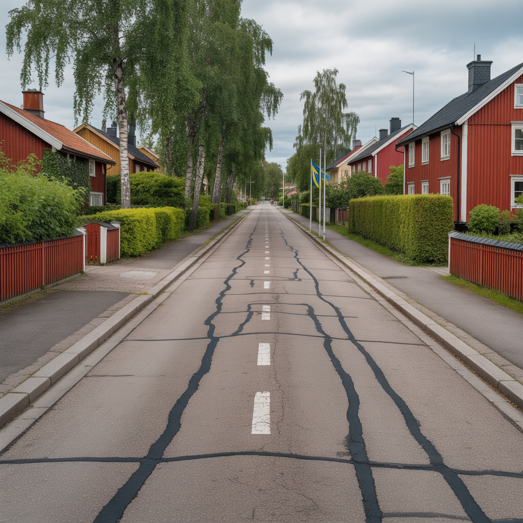 underhall av asfalt kostnad for spricklagning per meter